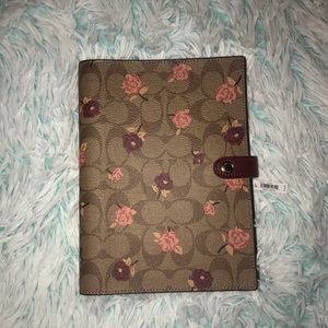 Coach Notebook F67141 - Peony Print